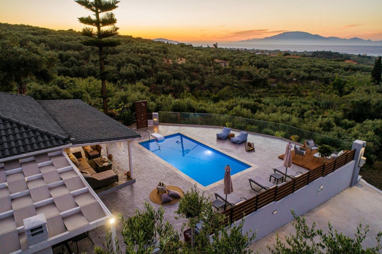 Villa Venia - Cozy Escape With Scenic Sew View, By Zantewize Tragaki Eksteriør bilde